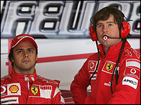 Rob Smedley and Felipe Massa