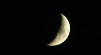 Crescent moon