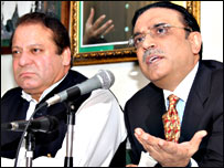 नवाज़ शरीफ़ और ज़रदारी