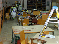 धार्मिक स्कूल पर हमला