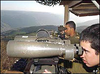 Golan Tepeleri'ndeki İsrail askerleri