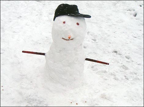 Snowy the snowman