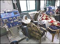 Gazze'de bir hastane