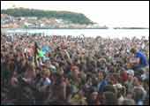 Scarborough beach music fans