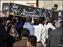 Quan tài ông Taha al-Amiri