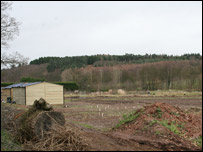 Outdoors at Coppice Green Lane