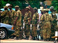 سربازان نیجریه ای