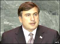 Gürcistan Cumhurbaşkanı Mihail Saakaşvili