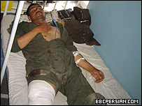 یک مجروح حوادث شبرغان