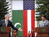 بش اور مشرف