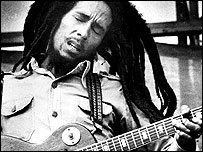O cantor Bob Marley