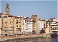 Florença, cidade italiana em que Dante Alighieri viveu