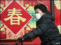 Máscara contra a Sars na China 