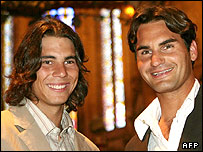 راجر فدرر و رافائل نادال