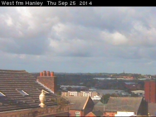 View from the roof of BBC Radio Stoke.