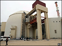 Usina nuclear de Bushehr, no Irã (Foto de arquivo: 03/04/2007)