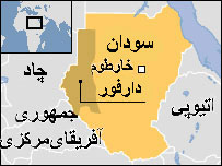 نقشه دارفور در سودان