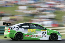 Fiona Leggate in the BTCC