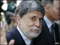 O ministro das Relações Exteriores, Celso Amorim