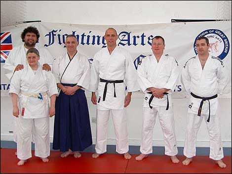 A group of people involved in aikido  470