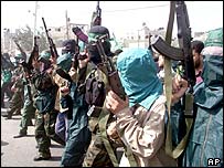 Militantes palestinos