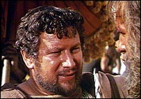 पीटर उस्तीनोफ़ स्पार्टेकस फ़िल्म में 