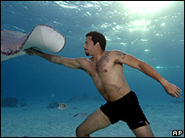 David Blaine nas Ilhas Cayman