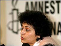Irene Khan, Secretary General of Amnesty International 