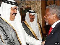 Kofi Annan ve Katar Emiri