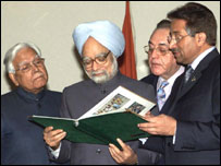 مشرف اورمن موہن سنگھ