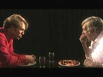 David and Peter in eating dual