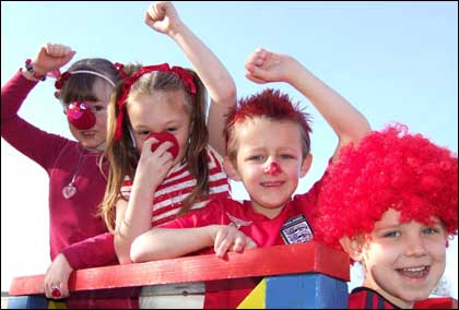 Franche First School on Red Nose Day