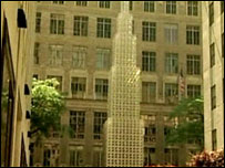 Prédio de brinquedo em Manhattan