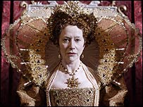 Helen Mirren trong vai Elizabeth Đệ nhất