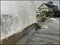 Ondas castogam Galveston