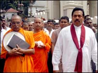 President with JHU leader