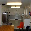 The student kitchen in Bobbie's halls of residence