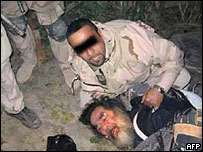 Saddam quando foi preso pelos americanos em dezembro