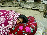 Іранець спить на вулиці