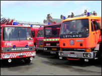 Hot Stuff: The collection of fire engines.
