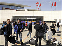 Các phóng viên tới Lhasa