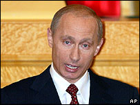 ولاديمير پوتين، رييس جمهوری روسيه