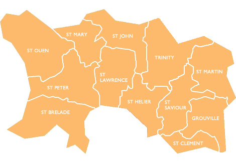Jersey Map