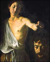 'David com a Cabeça de Golias', Caravaggio. © 1990, foto SCALA, Florença – com a autorização do Ministério para os Bens e Atividades Culturais