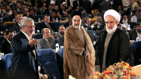 مهدی کروبی، محمد خاتمی، و اسدالله بادامچیان