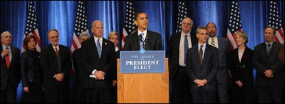 Ban chuyên trách về chuyển giao quyền lực của ông Obama