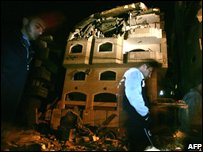 صحنه حمله اسرائیل به غزه