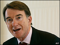 پيتر مندلسون، کميسر تجاری اتحاديه اروپا