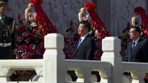 预计在十八大后成为中国国家主席和总理的习近平、李克强