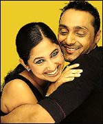 The divorcing couple - Ricky and Rishi